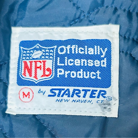 Vintage 80s/90s Starter NFL Chicago Bears Satin Stadium Jacket size Medium - Picture 10 of 11